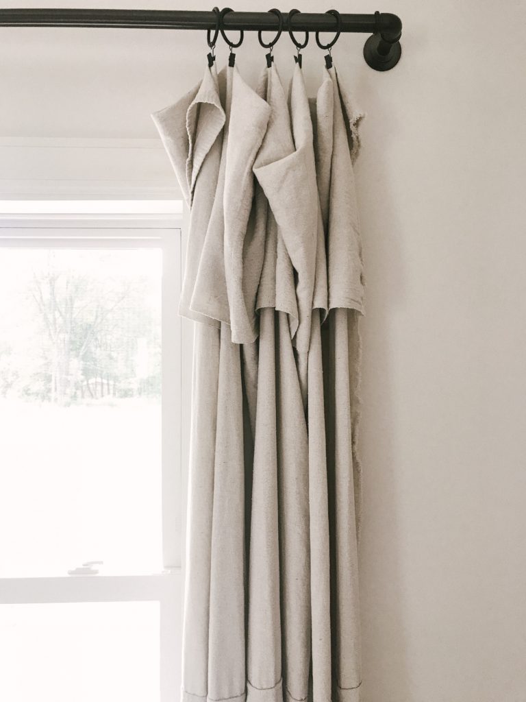 DIY Drop Cloth Curtains Sarah Jane Christy