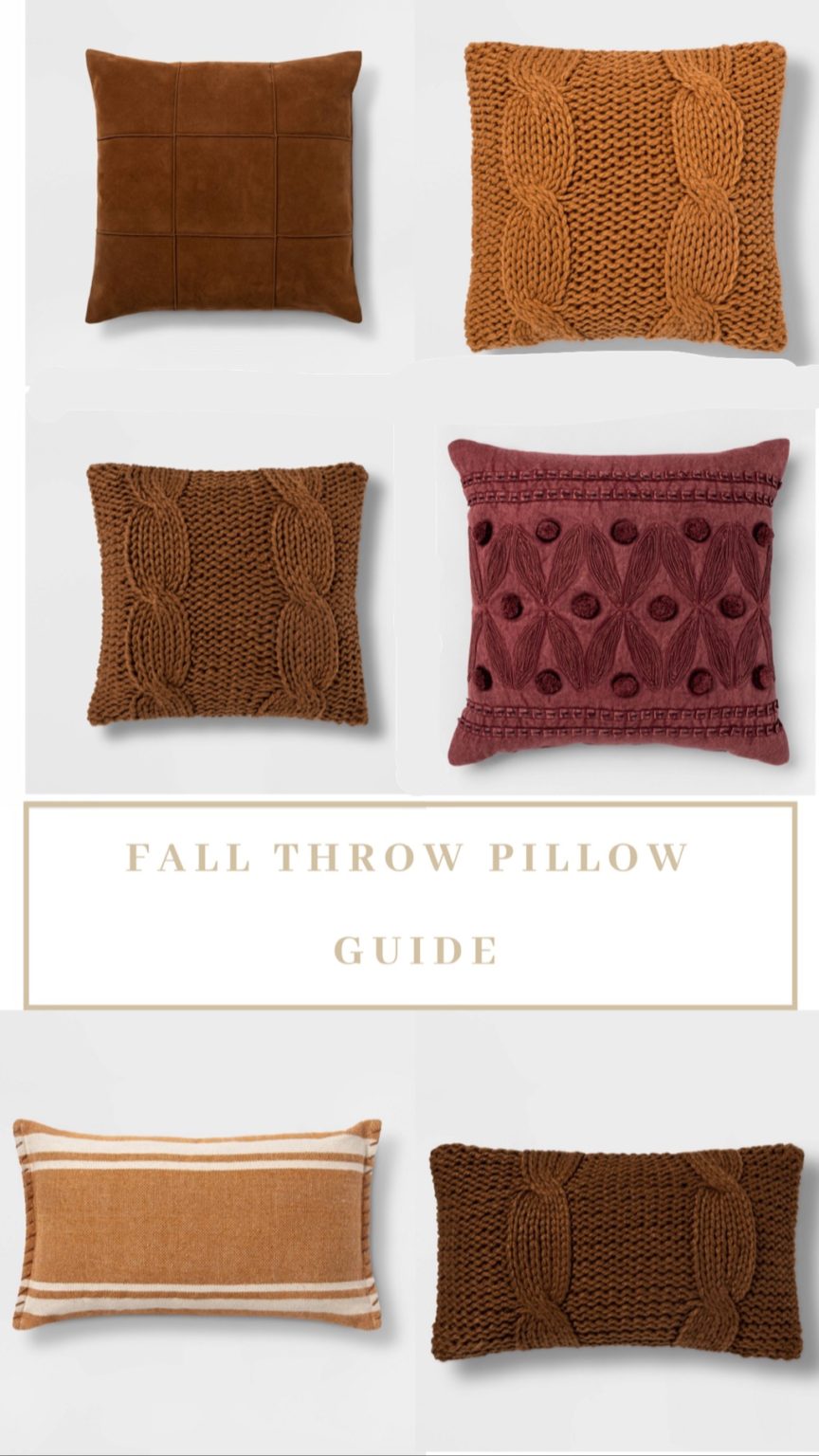 fall throw pillow guide