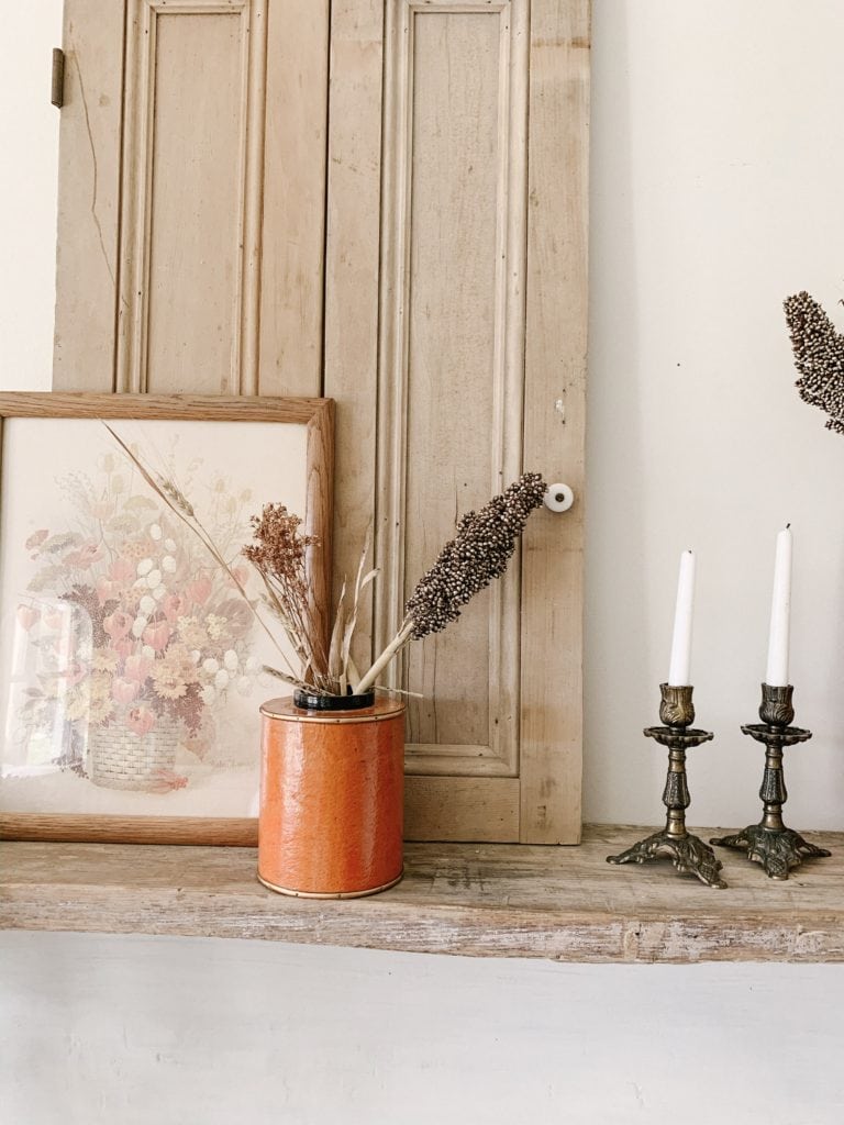 finding fall decor at thrift shops budget friendly and cute