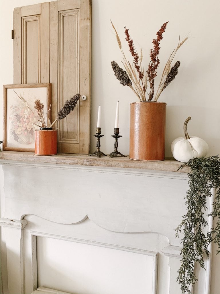 how to decorate your mantel cheap