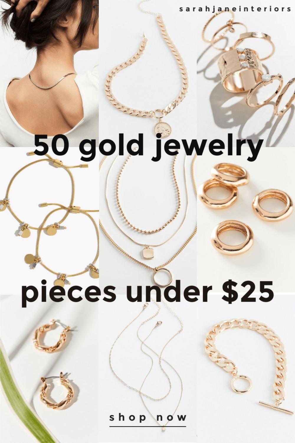 50 gold jewelry essentials