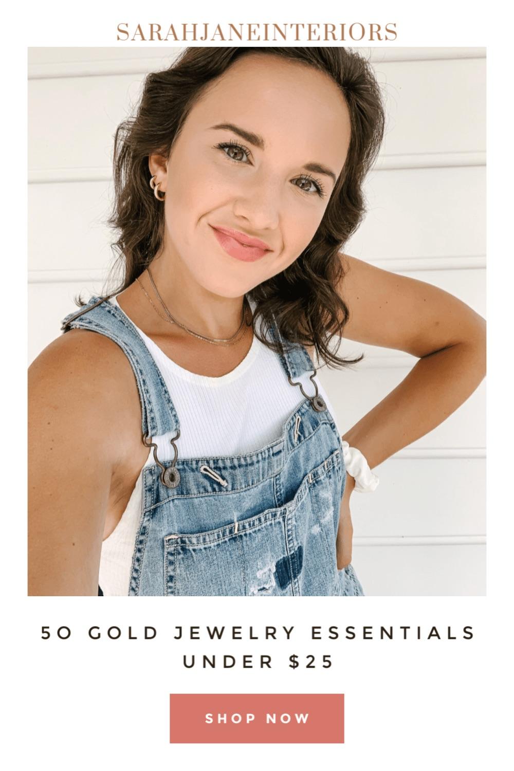 gold jewelry essentials under $25